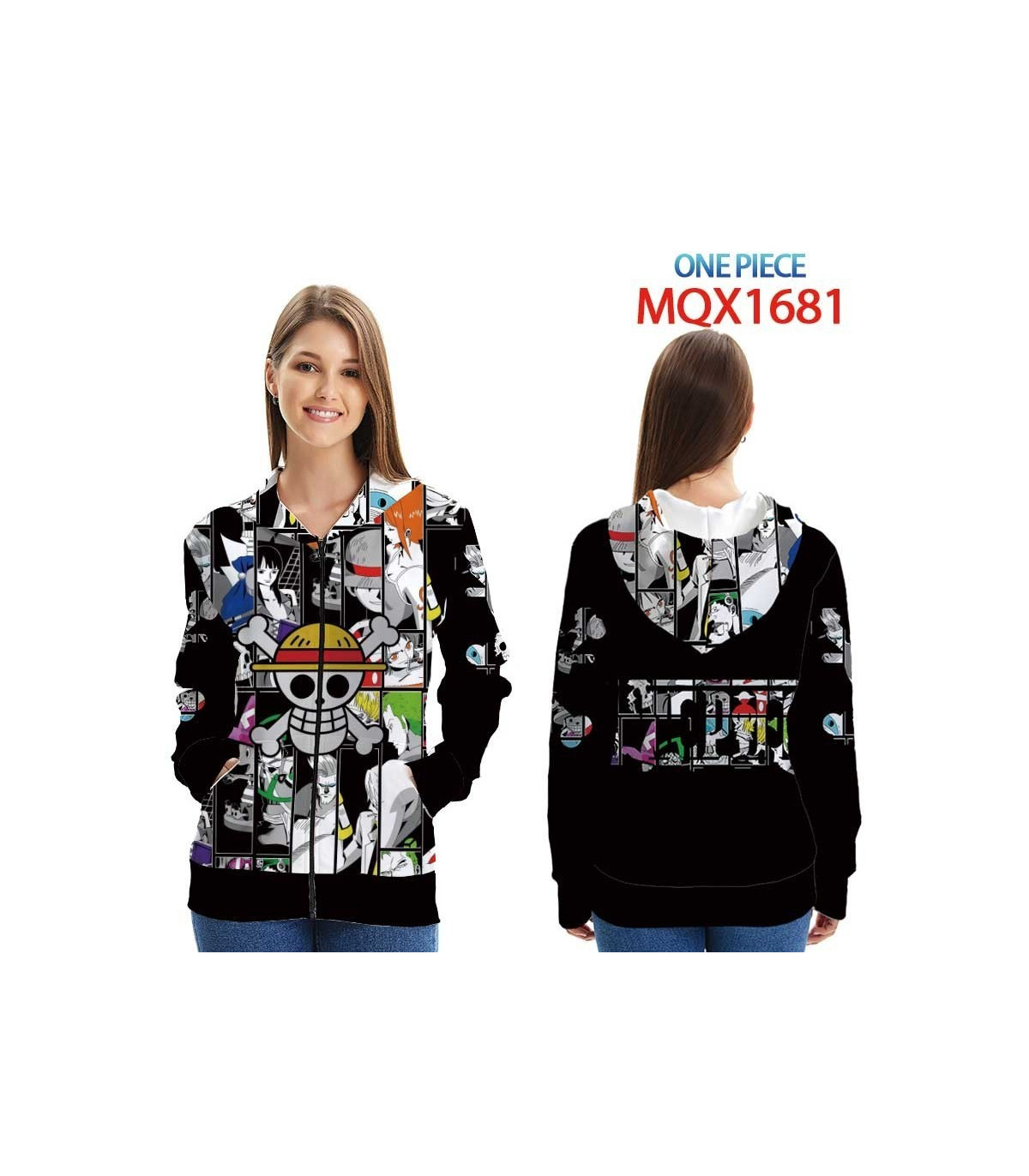 Sudadera con capucha One Piece