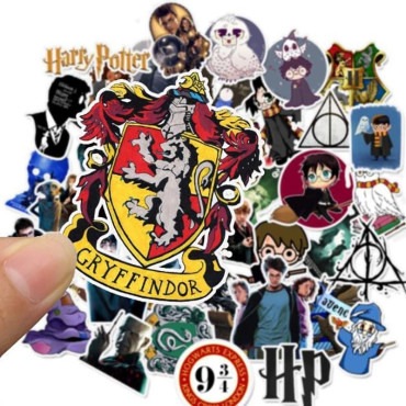 Lote 50 pegatinas harry potter