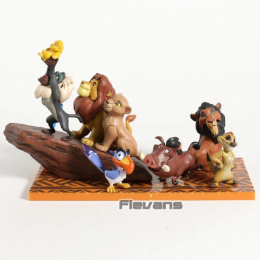 dioramas La Guardia del León El Rey León Simba Mufasa Pumba car Rafiki Timon