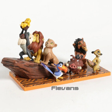 dioramas La Guardia del León El Rey León Simba Mufasa Pumba car Rafiki Timon