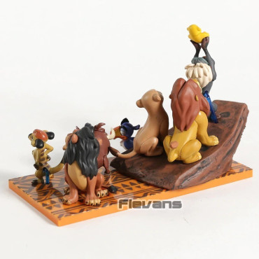 dioramas La Guardia del León El Rey León Simba Mufasa Pumba car Rafiki Timon