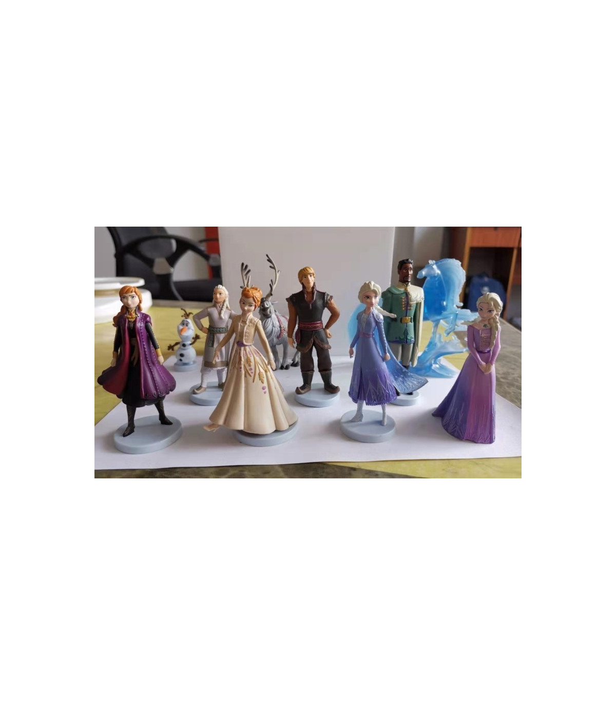 lote de 10 figuras frozen 2 con caballo