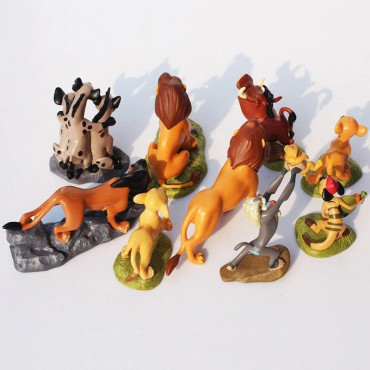 Inicio   lote de 9 figuras  de el rey león la guardia del león lote de 9 figuras  de el rey león la guardia del león
disponible