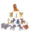 lote de 12 figuras de la guardia del león ,el rey león