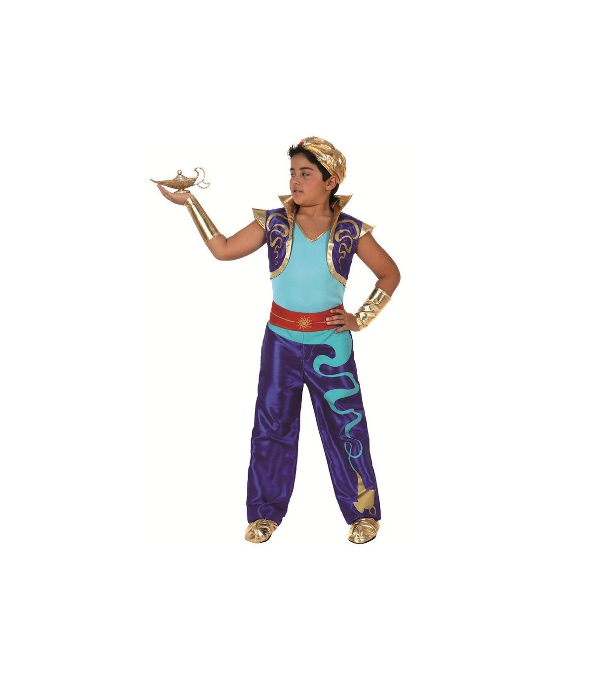  Disfraz de genio de Aladdin de Disney de talla grande 2X :  Ropa, Zapatos y Joyería