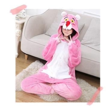 Pijama mono de la pantera rosa