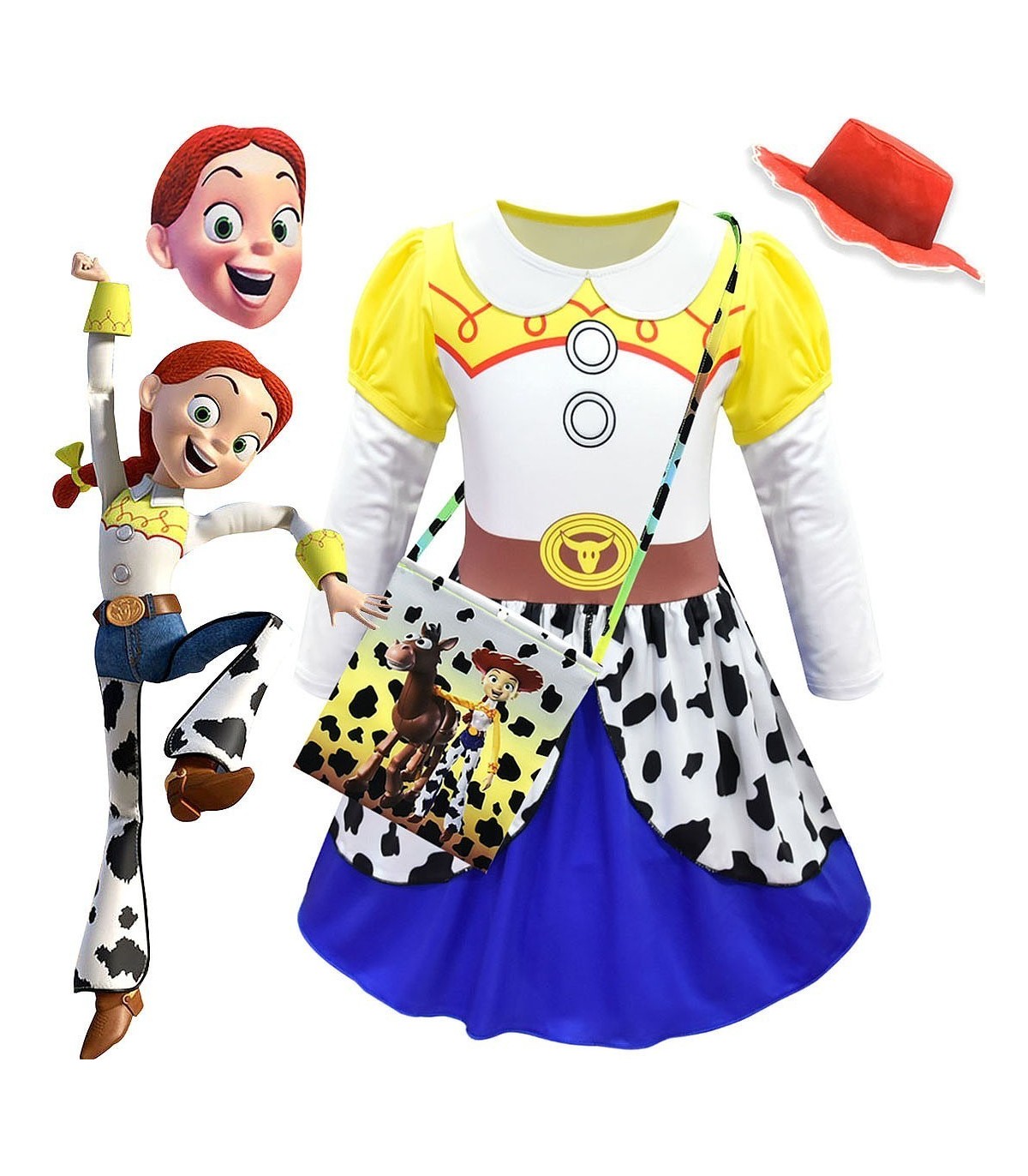 Disfraz de Jessie de Disney Toy Story para niña pequeña