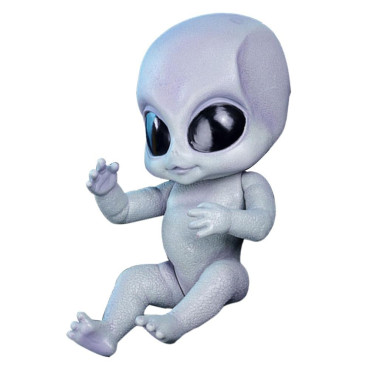Bebe reborn alien gris