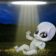 Bebe reborn alien gris