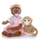 Bebe reborn mono chimpancé