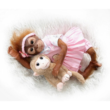 Bebe reborn mono chimpancé