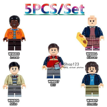 Bloques adaptables para lego stranger things