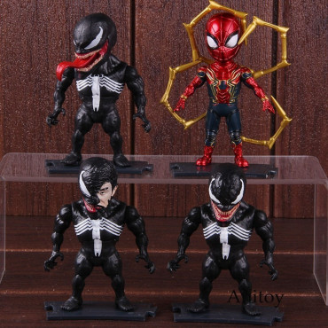 Set 4 figuras Spiderman y Venom