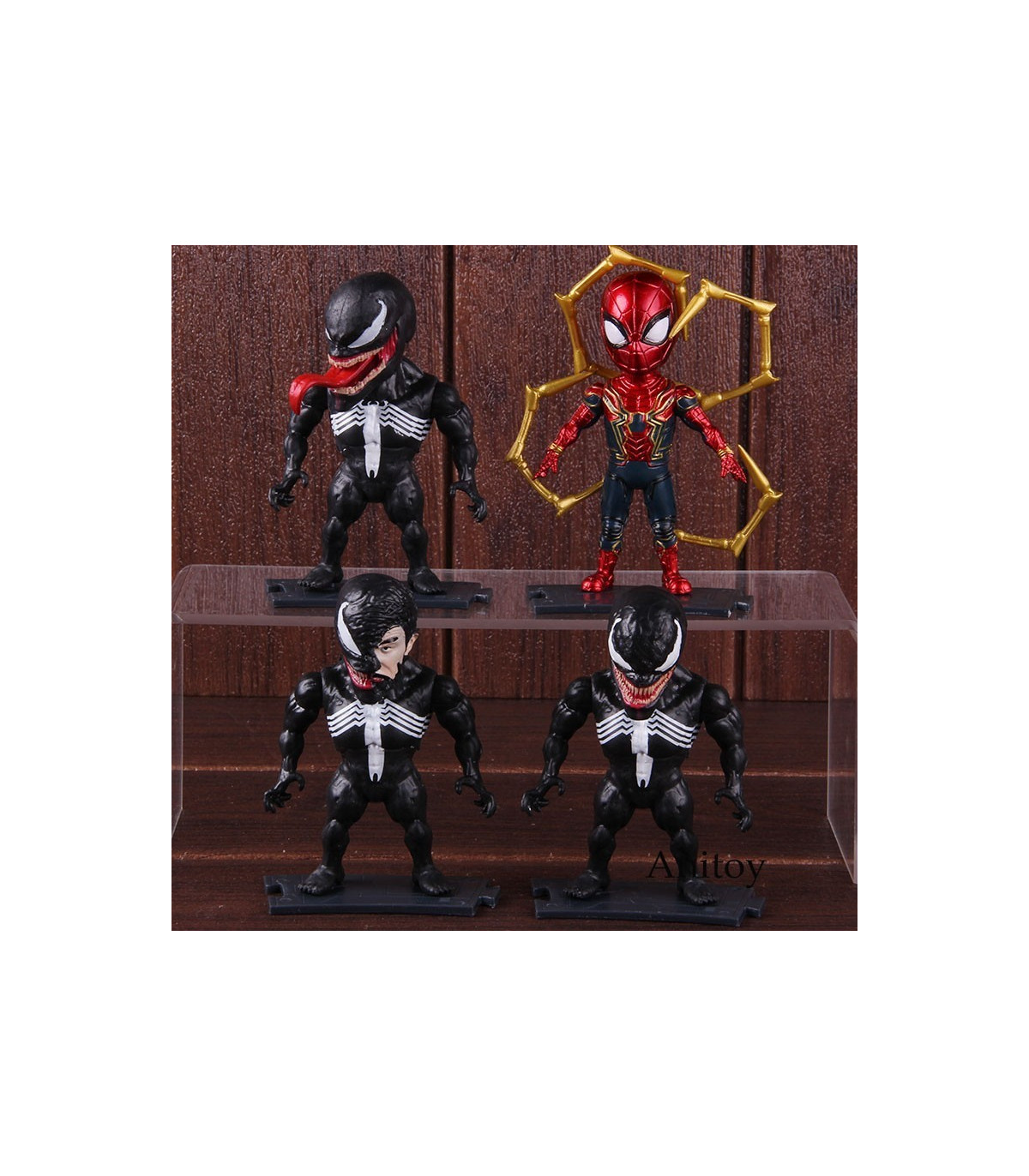 Set 4 figuras Spiderman y Venom