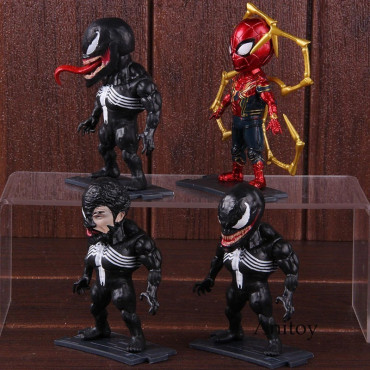 Set 4 figuras Spiderman y Venom
