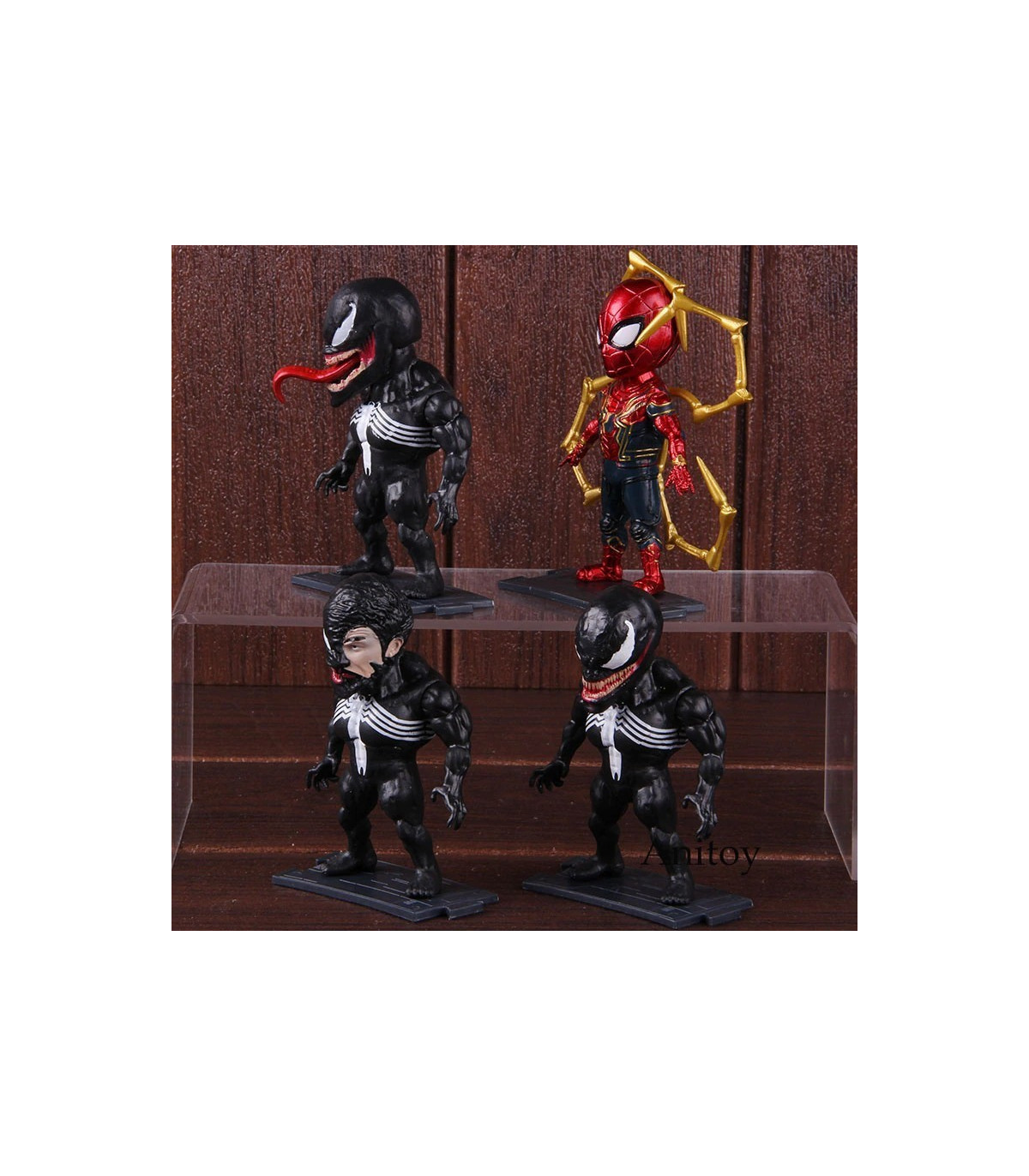 Set 4 figuras Spiderman y Venom