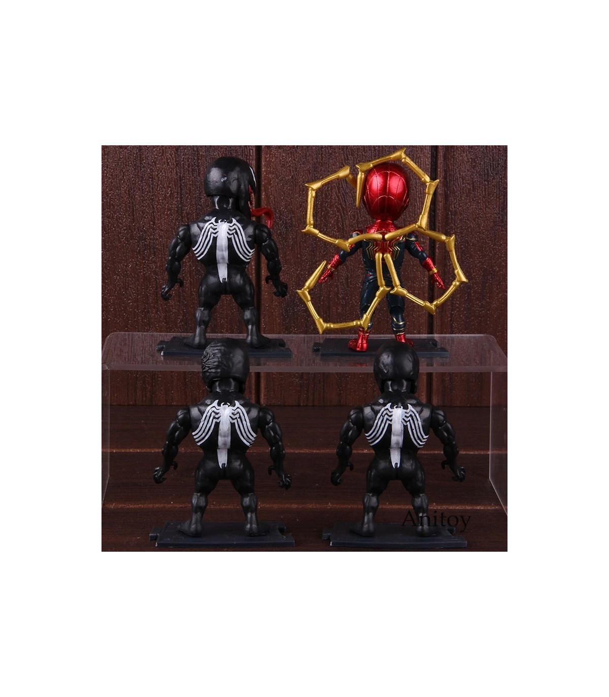 Set 4 figuras Spiderman y Venom