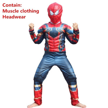disfraz spiderman con músculos