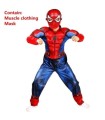 disfraz spiderman con musculo y careta
