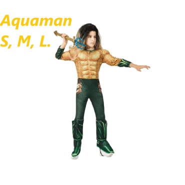 Disfraz niño aquaman musculoso