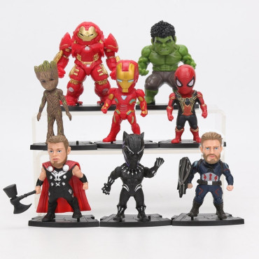 Set 8 muñecos marvel