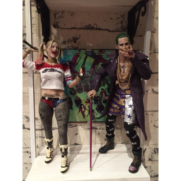 espectaculares figuras Suicide Squad Joker/Harley Quinn 32cm figura coleccionable