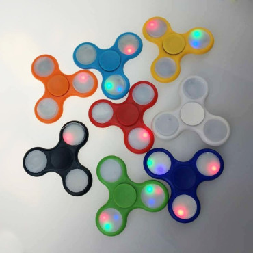 LED Light Fidget Hand Spinner Finger EDC Torqbar Adult ADHD Focus Toy Juguete