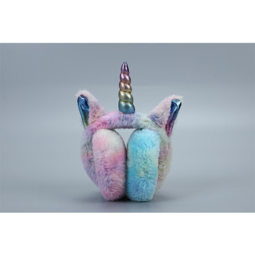 Orejeras unicornio multicolor