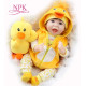 Bebé reborn patito amarillo