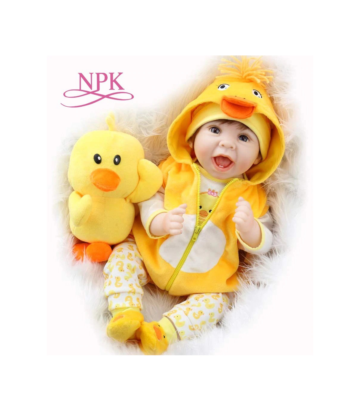 Bebé reborn patito amarillo