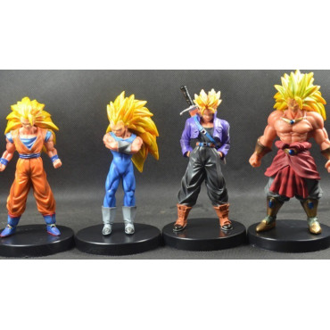 dragon ball z tercer nivel figuras super saiyan