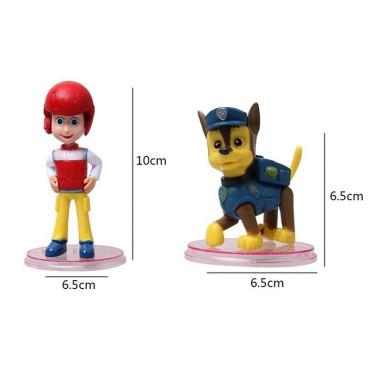 lote de 8 figuras de la patrulla canina con ryder y Katie