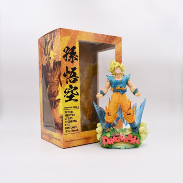 24 cm Dragon Ball Z Super Saiyan Son Goku Super maestro estrellas Diorama