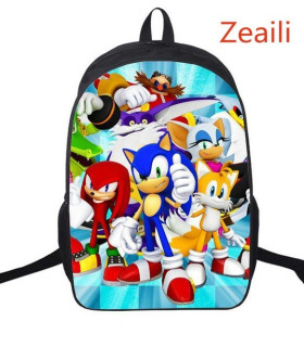 mochila de 42cm  de sonic