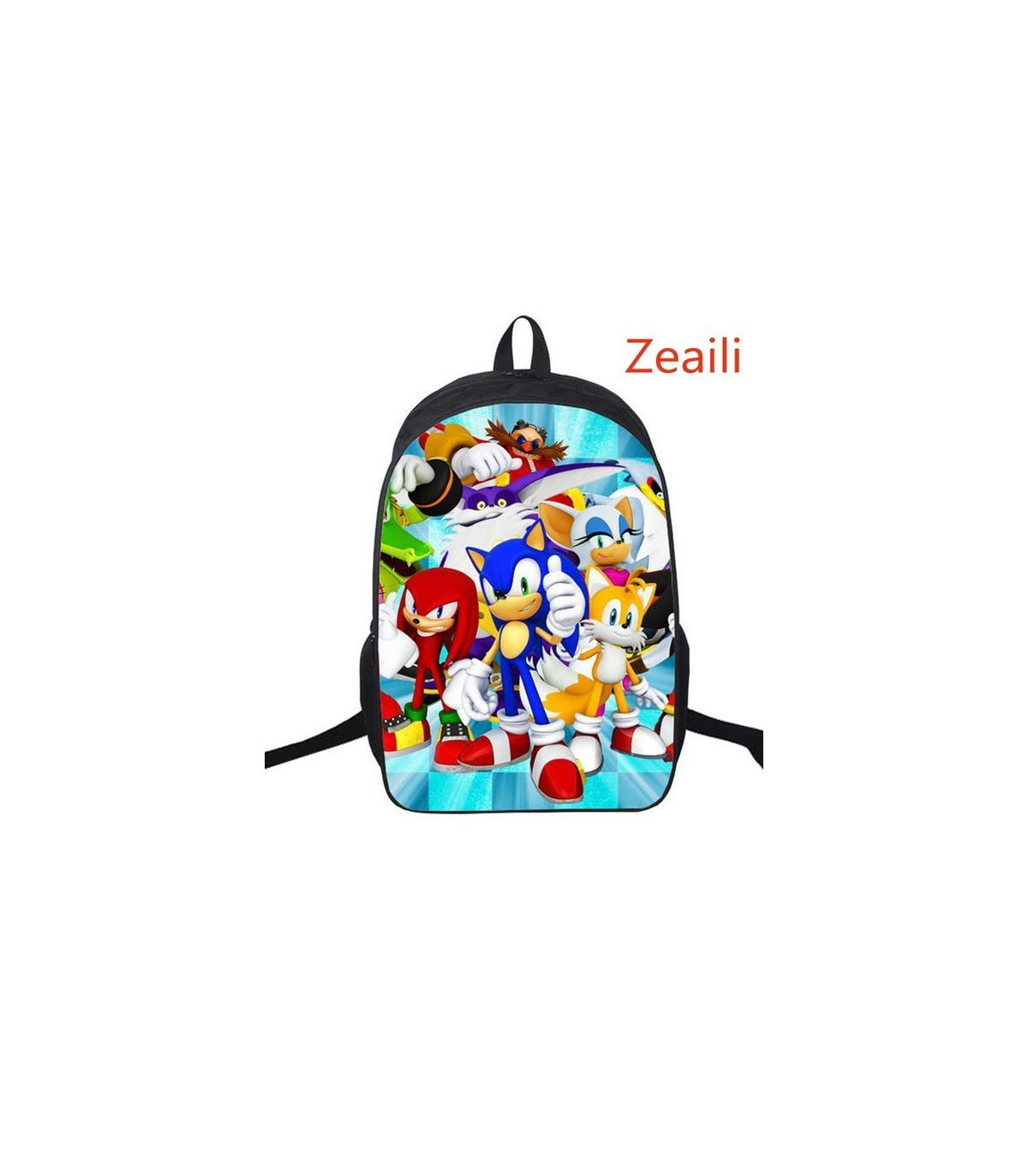 mochila de 42cm  de sonic