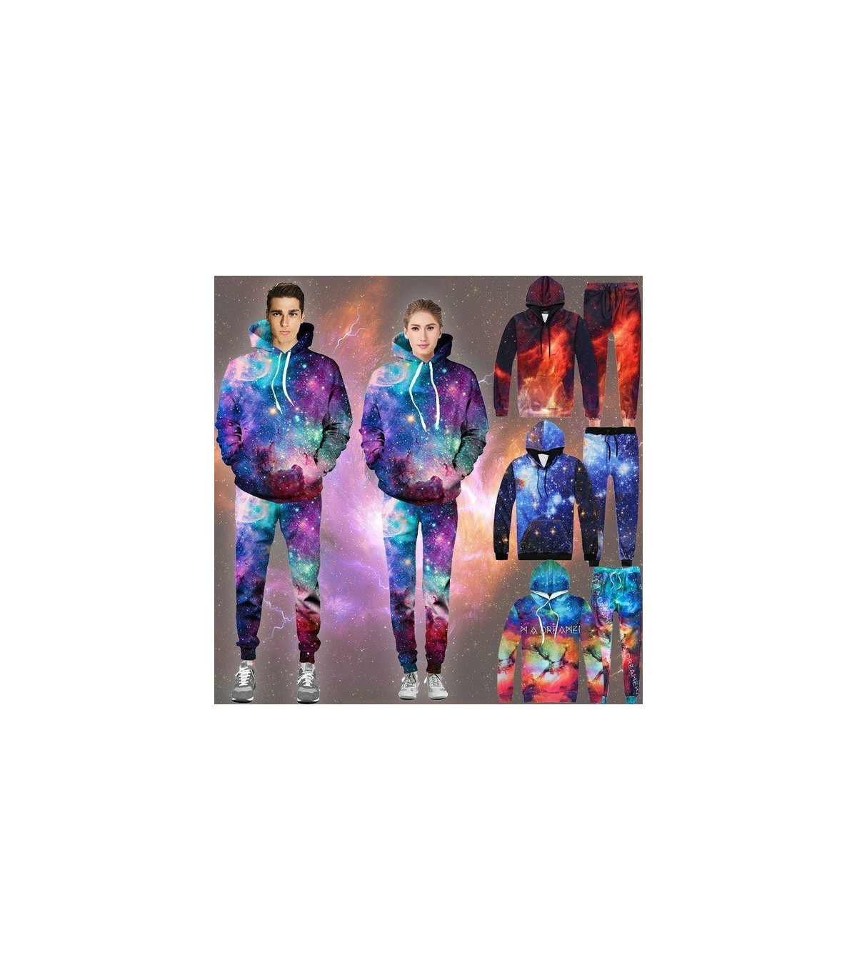 Chandal 2 piezas de galaxia