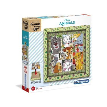 PUZZLE CLEMENTONI   60 PIEZAS FRAME DISNEY ANIMALS