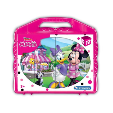 MALETIN 12 CUBOS CLEMENTONI 4x4x4cm MINNIE MOUSE ¡