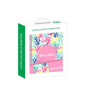 CONJUNTO REGALO PEQUEÑO BENETTON CORALLI CAJA 35x28x6cm¡