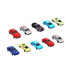 COCHES METAL SET 10 PIEZAS 6x3cm