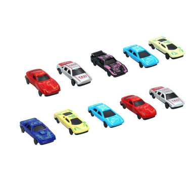 COCHES METAL SET 10 PIEZAS 6x3cm