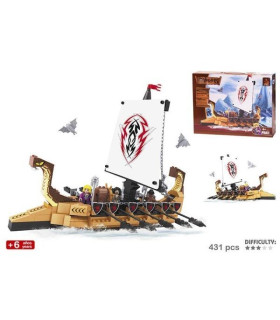 CONSTRUCCION JUEGO 431 PIEZAS 6 AÑOS PIRATAS CAJA 30x41cm