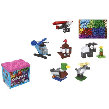 CONSTRUCCION JUEGO  MAS 6 AÑOS CUBO 350 PIEZAS CAJA 19,5x13x16,5cm