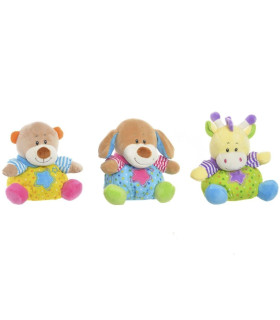 PELUCHE POLIESTE 18x14x20cm SONAJERO  SURTIDO A ELEGIR 1