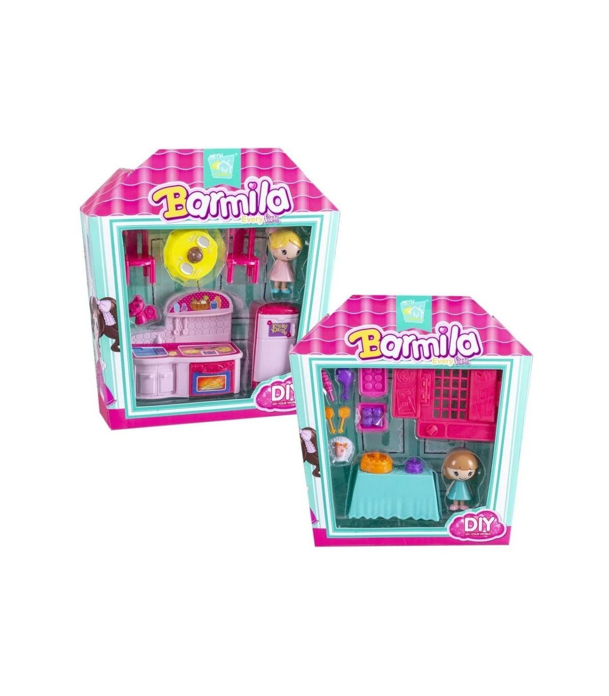 FIGURAS BARMILIA CON MOBILIARIO BL/25x23  SURTIDO A ELEGIR 1