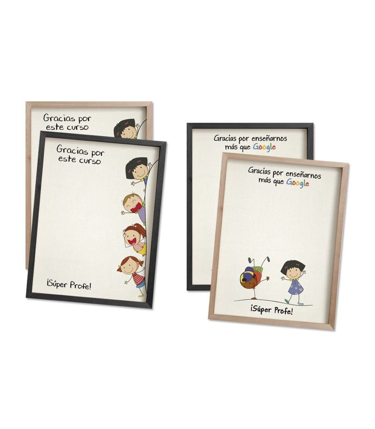 LIENZO FIRMAS REGALO PROFESORES 30x14cm  SURTIDO A ELEGIR 1