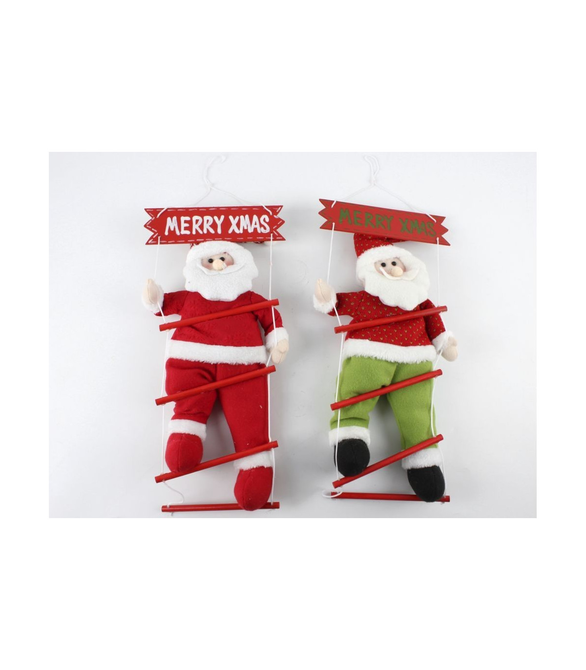 COLGANTE SANTA ESCALERA CHRISTMAS 42x22cm  SURTIDO A ELEGIR 1