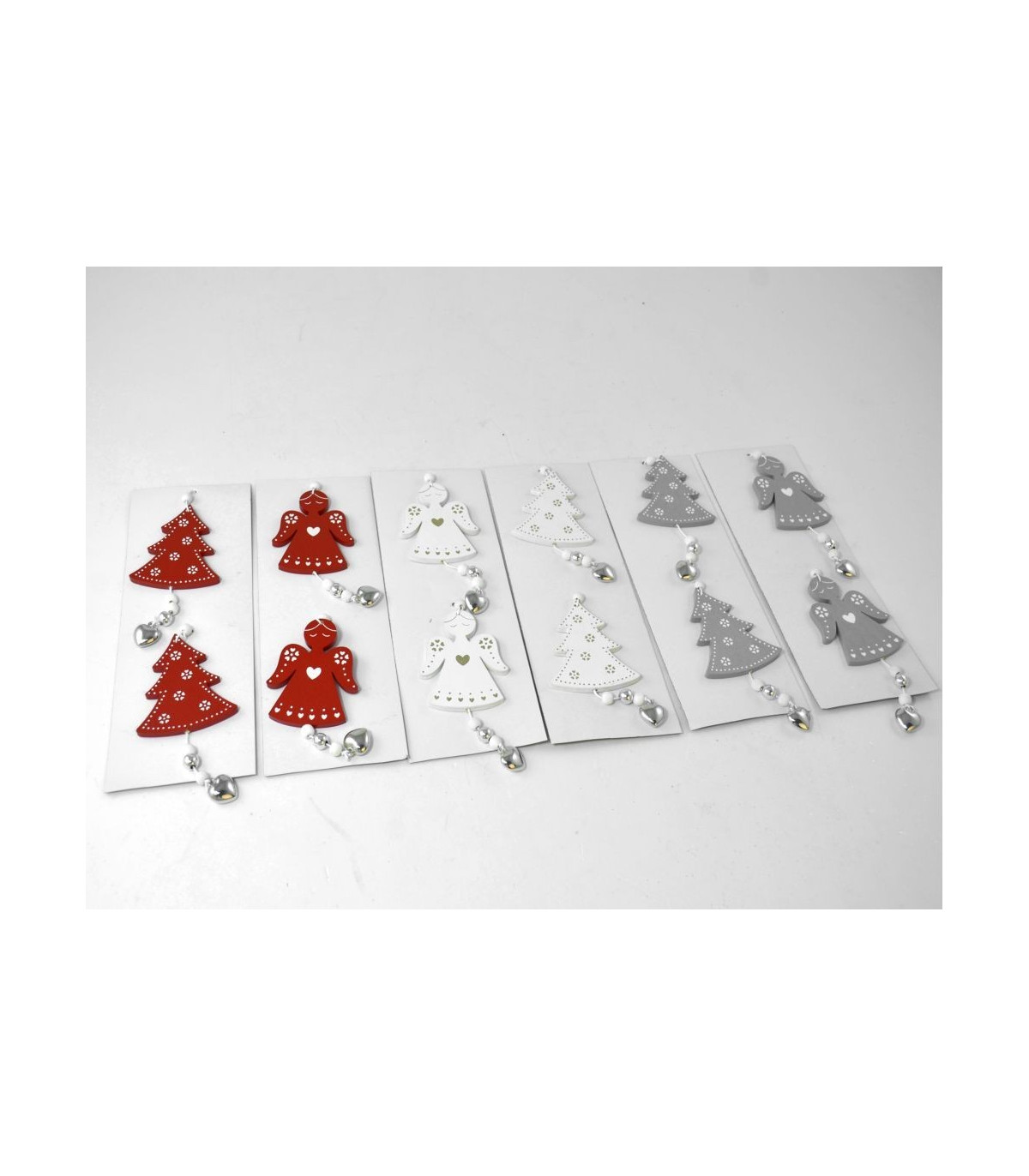 COLGANTES FIGURAS MADERA 14cm 2 Unidades  SURTIDO A ELEGIR 1