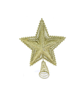 PUNTA DE ARBOL DE NAVIDAD ESTRELLA 24cm