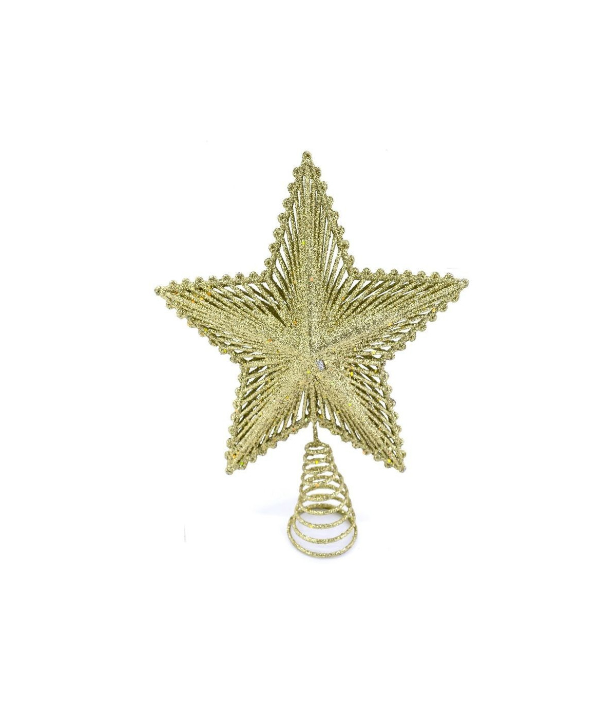 PUNTA DE ARBOL DE NAVIDAD ESTRELLA 24cm